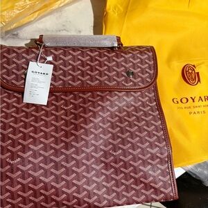 Goyard Burgundy Leger Backpack